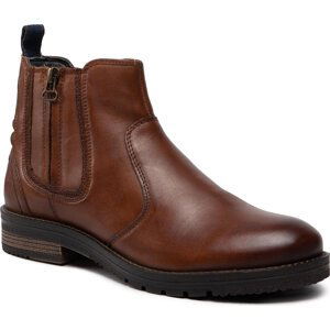 Kotníková obuv Wrangler Boogie Zip WM22101A Cognac 064