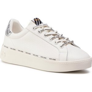 Sneakersy Pepe Jeans Brixton Again PLS31025 Off White 803