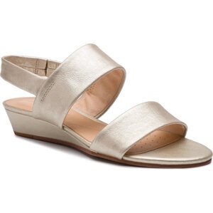 Sandály Clarks Sense Lily 261394454 Champagne Leather