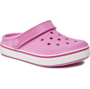 Nazouváky Crocs Crocs Crocband Clean Clog Kids 208477 Taffy Pink 6SW