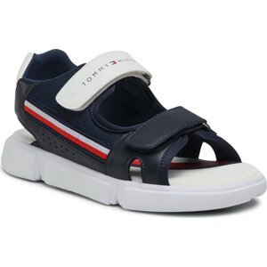 Sandály Tommy Hilfiger Velcro Sandal T1B2-31107-1176 S Blue/White X007