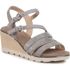 Sandály Caprice 9-28709-24 Grey Crystal 228