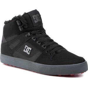 Sneakersy DC Pure High-Top Wc Wnt ADYS400047 Black/Grey/Red (XKSR)