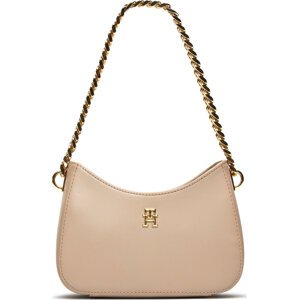 Kabelka Tommy Hilfiger Th Refined Chain Shoulder Bag AW0AW16079 Béžová