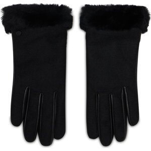 Dámské rukavice Ugg W Fabric Leather Shorty W Tech 20176 Blk