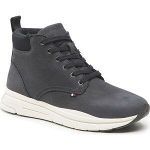 Kotníková obuv Tommy Hilfiger Warm Hilfiger Lth Hybrid Boot FM0FM04412 Desert Sky DW5