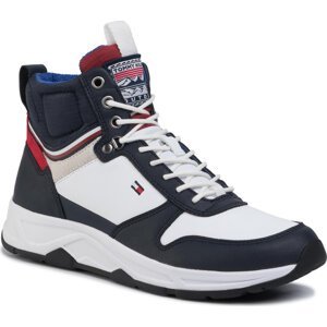 Sneakersy Tommy Hilfiger Premium Runner High Boot White YBS
