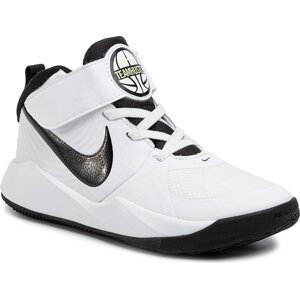 Boty Nike Team Hustle D 9 (PS) AQ4225 100 White/Black/Volt