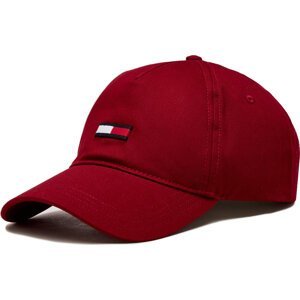 Kšiltovka Tommy Jeans Tjm Elongated Flag Cap AM0AM11692 Magma Red XMO