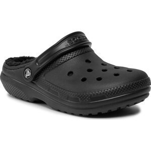 Nazouváky Crocs Classic Lined Clog 203591 Black/Black