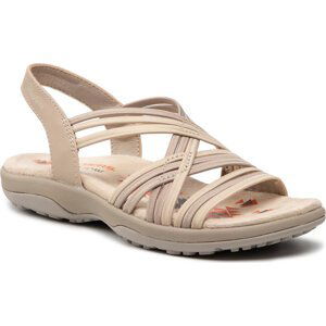 Sandály Skechers Simply Stretch 163023/NTTP Natural/Taupe