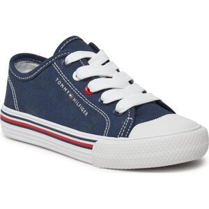 Plátěnky Tommy Hilfiger Low Cut Lace-Up Sneaker T3X9-33324-089 M Blue 800