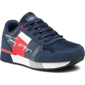 Sneakersy Tommy Hilfiger Low Cut Lace Up Sneaker T3B4-32239-1040 M Blue 800