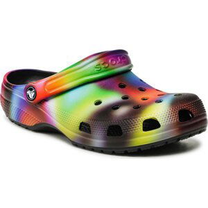 Nazouváky Crocs Classic Solarized Clog 207556 Black/Multi