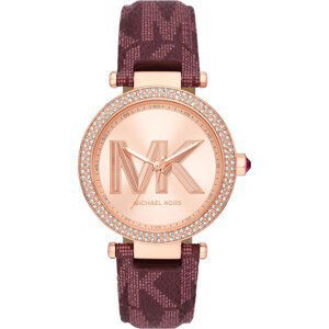 Hodinky Michael Kors Parker MK2974 Burgundy/Rose Gold