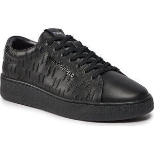 Sneakersy KARL LAGERFELD KL51549A Black Lthr/Mono 00X