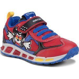 Sneakersy Geox J Shuttle B. A J0294A 01454 C7213 S Red/Royal