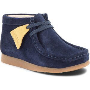 Kotníková obuv Clarks Wallabee Bt 261338947 Navy Suede