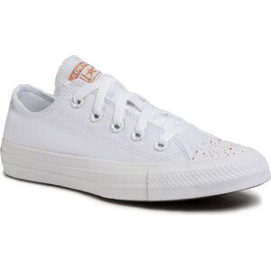 Plátěnky Converse Ctas Ox 167226C White/White/Blush Gold