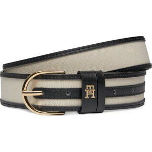 Dámský pásek Tommy Hilfiger Essential Effortless 3.5 Cb AW0AW15761 White Clay / Black 0F4