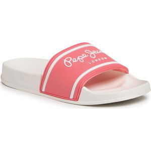 Nazouváky Pepe Jeans Slider Logo Girl PGS70031 Pink 325