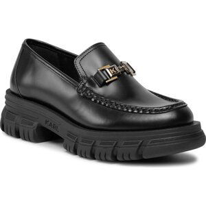 Loafersy KARL LAGERFELD KL43823F Black Lthr 000