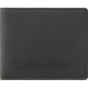 Velká pánská peněženka Calvin Klein Ruberized Bifold 5Cc W/Coin K50K509606 BAX