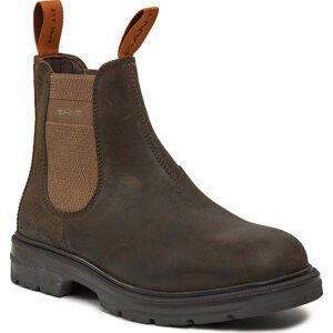 Kotníková obuv s elastickým prvkem Gant Gretty Chelsea Boot 27653409 Warm Khaki Warm Khaki