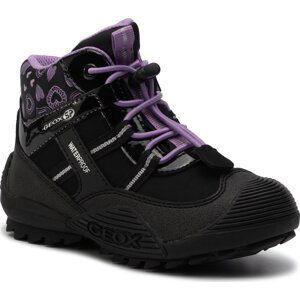 Sněhule Geox J Atreus G.B J847HA 00450 C9266 M Black/Lilac