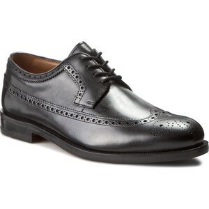 Polobotky Clarks Coling Limit 261193767 Black Leather