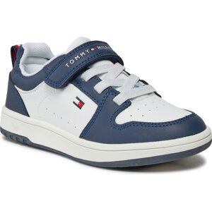 Sneakersy Tommy Hilfiger Low Cut Lace Up/Velcro Sneaker T1X9-33340-1355 Blue/White X007