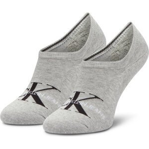 Pánské kotníkové ponožky Calvin Klein Jeans 100001869 r.40/46 Light Grey Melange 003