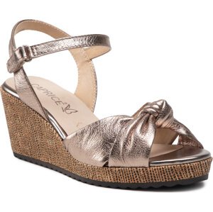 Sandály Caprice 9-28713-28 Taupe Metallic 341