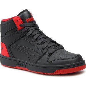 Sneakersy Puma Rebound Layup Sl Jr 370486 16 Ph Black/Ph Black/Urban Red