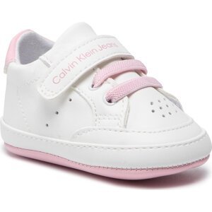 Sneakersy Calvin Klein Jeans Lace-Up V0A4-80170-0193 White/Pink X134