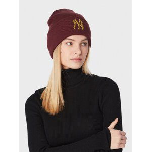 Čepice 47 Brand Mlb New York Yankees Metallic Haymaker 47 Cuff Kni B-HYMKM17ACE-KMA Dark Maroon