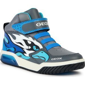 Sneakersy Geox J Inek Boy J369CB 0BU11 C0415 D Grey/Lt Blue