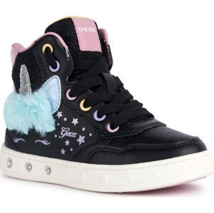 Sneakersy Geox J Skylin Girl J368WC 054AS C9240 D Black/Multicolor
