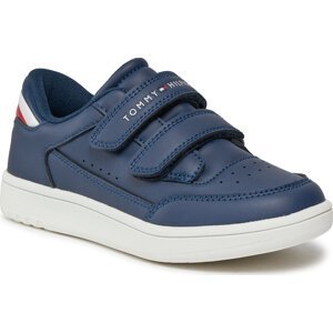 Sneakersy Tommy Hilfiger Stripes Low Cut Velcro Sneaker T1X9-33339-1355 S Blue 800