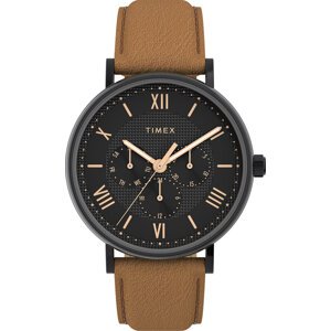 Hodinky Timex Dress Southview TW2V91600 Black/Brown