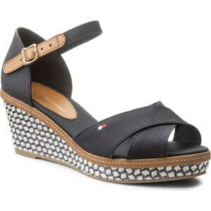 Espadrilky Tommy Hilfiger Iconic Elba Sandal Basic FW0FW02648 Midnight 403