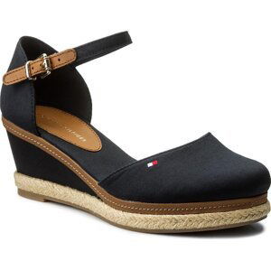 Espadrilky Tommy Hilfiger Iconic Elba Basic Closed Toe FW0FW02838 Midnight 403