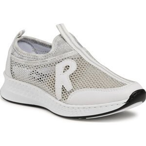 Sneakersy Rieker N5654-80 Weiss