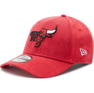 Kšiltovka New Era Chicago Bulls Split Logo 9Forty 60240445 Červená
