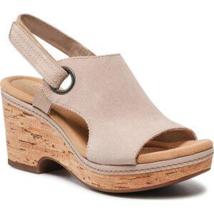 Sandály Clarks Giselle Sea 261651494 Sand Suede