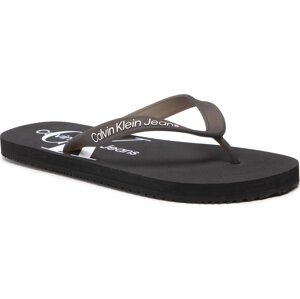 Žabky Calvin Klein Jeans Beach Sandal Monogram Tpu YM0YM00055 Black 00X