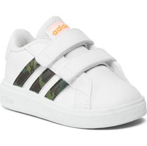 Boty adidas Grand Court Lifestyle Hook and Loop Shoes IF2886 Bílá