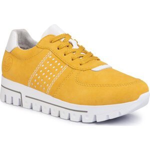 Sneakersy Rieker L2820-68 Yellow