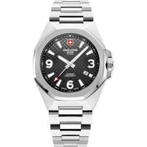 Hodinky Swiss Alpine Military 7005.1137 Silver/Black