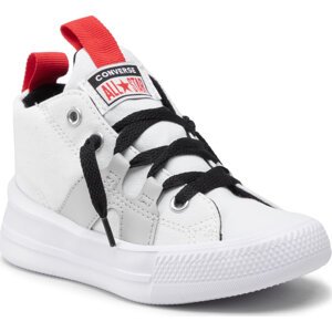 Plátěnky Converse Ctas Ultra Mid 372837C White/Black/University Red